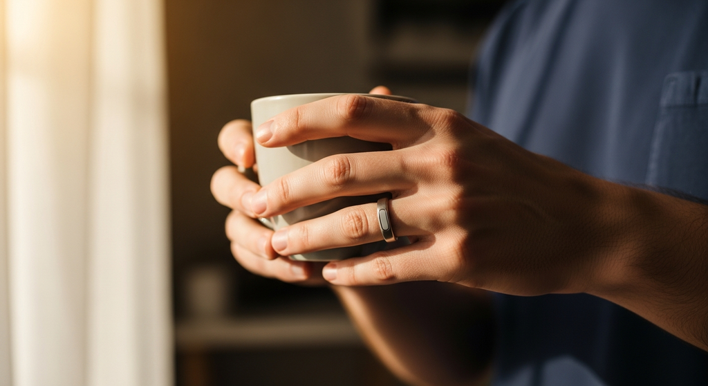 静かな寝室とリング